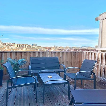 Honore - Rooftop Avec Vue - Appartement T3 Atypique Centre Ville Vieux Port Proche Opera Марсель Экстерьер фото